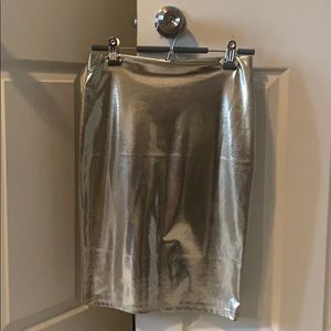 Forever 21 metallic skirt